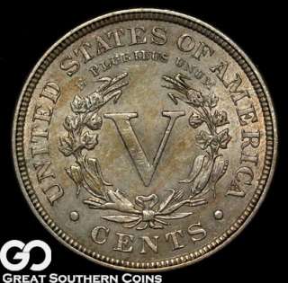 1889 Liberty V Nickel CHOICE BU++  