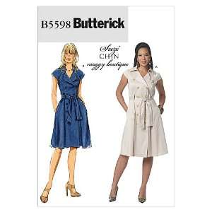 Butterick Patterns B5598 Misses Dress and Belt, Size F5 (16 18 20 22 