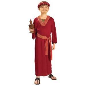   Burgundy Wiseman Child Costume / Red   Size Small 4 6: Everything Else