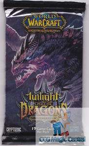 WoW TWILIGHT OF THE DRAGONS BOOSTER PACK WORLDBREAKER  