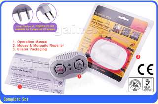 Ultrasonic Electronic Mouse Mosquito Repeller Repellent  