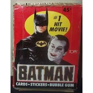    Batman Trading Movie Cards & Stickers Box  36 Count: Toys & Games