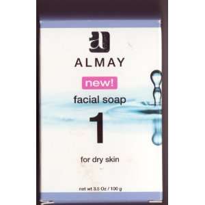  Almay Facial Soap for Dry Skin,with Cucumber 3.5 Oz bars 