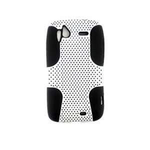 Premium   HTC Sensation 4G 2 in 1 hybrid silicon case white/black 