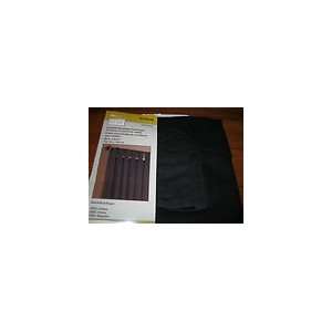  Style Selections 84L Black Twill Solid Window Panel: Home 