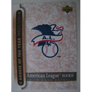   Rookie of the Year Predictors American League Rookie BV $25 Sports
