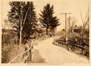 1917 Photogravure Daniel Webster Birthplace Salisbury Franklin New 