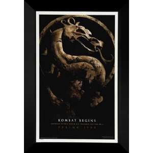  Mortal Kombat 27x40 FRAMED Movie Poster   Style E 1995 