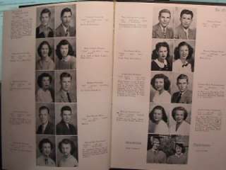 RARE 1949 BURLINGTON N.C HIGH SCHOOL YEAR BOOK VG COND  