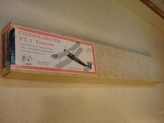RN MODELS ** CONSOLIDATED PT 1 ** F/F OR R/C MODEL AIRPLANE KIT  