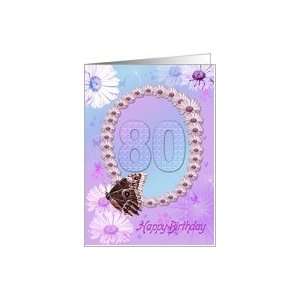  80 years Birthday card Card Toys & Games