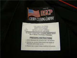NEW GENUINE US MARINE CORP DRESS BLUE JACKET SIZE 42R ANODIZED BUTTONS 