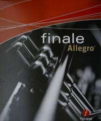 FINALE ALLEGRO MUSIC COMPOSITION SOFTWARE Scores / MIDI  