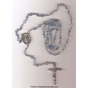  Association of the Miraculous Medal Light Blue Rosary 