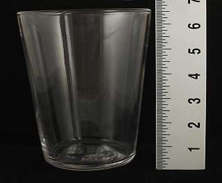 QUALITY ANTIQUE LARGE HAND BLOWN FLIP GLASS/VASE  