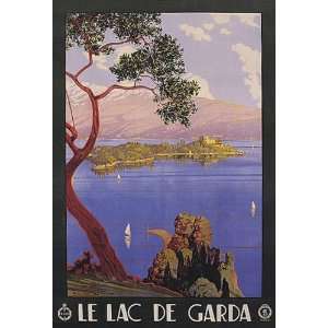   ISLAND EUROPE ITALY ITALIA SMALL VINTAGE POSTER REPRO: Everything Else
