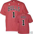 Chicago Bulls Derrick Rose Red Jersey T Shirt Youth S