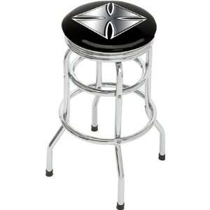  Iron Cross Bar Stools   Double Ring with Swivel