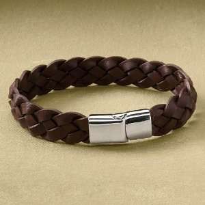  Braided Leather Bracelet: Home & Kitchen