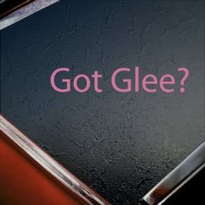  Got Glee? Pink Decal Club Singing Tv Show Window Pink 