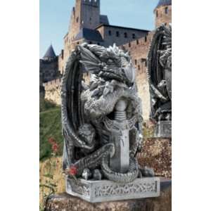  Sword, the Arthurian Dragon Statue 