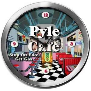  PYLE 14 Inch Cafe Metal Clock Quartz Movement Kitchen 