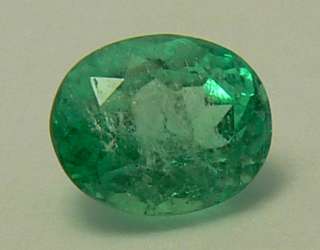 Loose Natural Colombian Emerald Oval Shape 1.09cts  