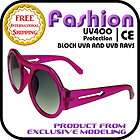 New Fashion Women Circle Frame Purple Shade Sunglasses  