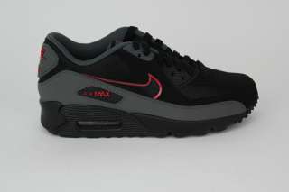 Nike Air Max 90 (GS) Black/Black Sport Red Dark Grey  
