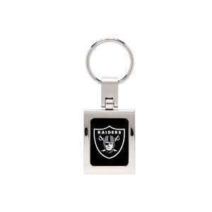 Oakland Raiders NFL Domed Premium Key Ring:  Sports 