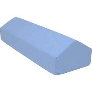  Elevating leg/knee rest cushion, blue poly/cotton cover, 7 