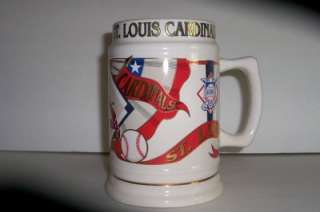   1998 MLB National St. Louis Cardinals Baseball Beer Stein  