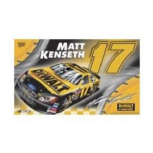  #17 Matt Kenseth Two Sided Premium 3 x 5 Flag Sports 