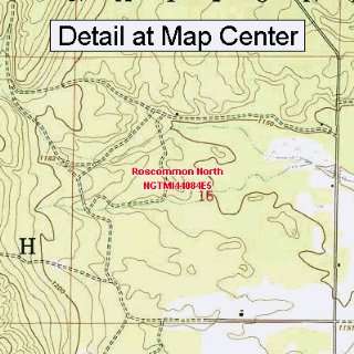   Map   Roscommon North, Michigan (Folded/Waterproof)