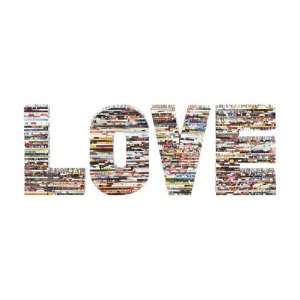  Love Paper Coil Word (set of 4) 10H, 7W Arts, Crafts 