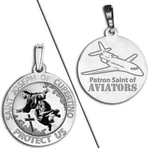  Saint Joseph Of Cupertino Aviator Medal: Jewelry