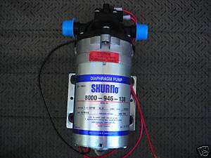 Shurflo pump 12 volt, 100 psi, 1.4 gpm,NEW 8000 946 138  