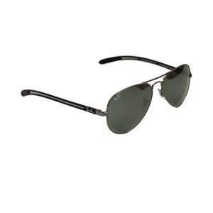 Ray Ban 8307 Carbon Fiber Aviator Sunglasses   Gunmetal/G 31 Mirror 