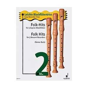  Folk Hits Easy Recorder Trios Volume 2