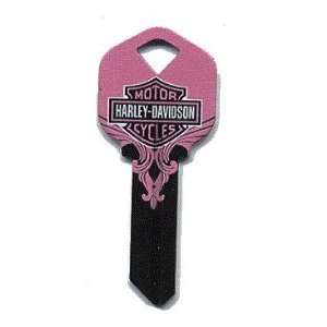  Harley Davidson   Pink Tribal House Key Kwikset KW1: Home 