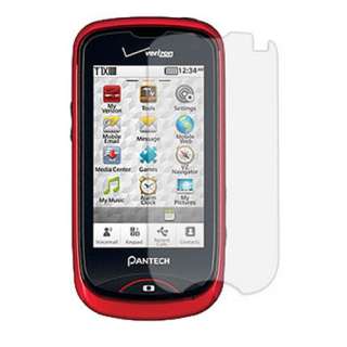 Pantech Hotshot 8992 Verizon Pink Leopard Bling Hard Case Cover+Screen 