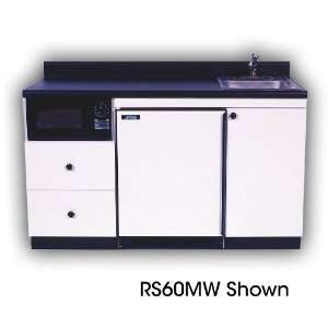  RS69MW Compact Kitchen with Stainless Steel Sink 0.7 cu 