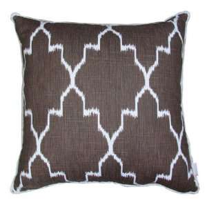   Lacefield Monaco Coffee Bean Throw Pillow 20 in Sq: Kitchen & Dining