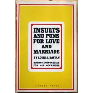  Insults and Puns for Love and Marriage (9780806508511 