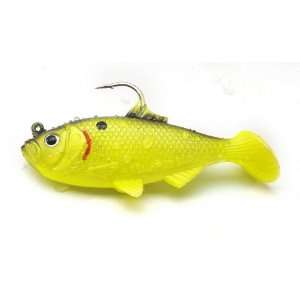 50 Shad   Chartreuse Shad 2/pk (Pre order):  Sports 