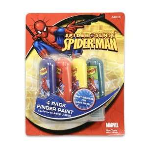    Spiderman 4pk 50ml Tube Finger Paints Arts, Crafts & Sewing