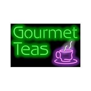  Gourmet Teas Neon SIgn Patio, Lawn & Garden