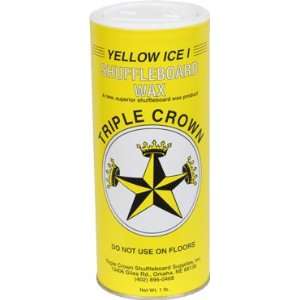 Triple Crown Shuffleboard Wax   Yellow Ice 1  Sports 