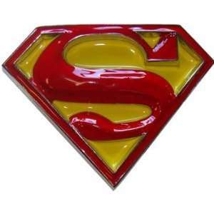 Officially Licensed Dc Comic Superman S Logo 3d Sculpted Red & Yellow 