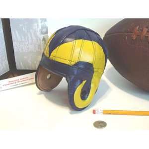  Old 1940 Mini Rams leather Football Helmet: Sports 